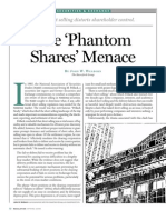 The Phantom Shares' Menace: Naked Short Selling Distorts Shareholder Control