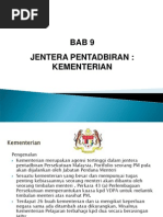 Bab 5 Jentera Pentadbiran