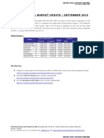 Iisl Marketupdate - September2012: Market Statistics