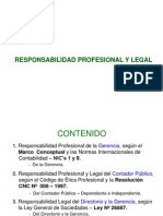 Responsabilidad Profesional