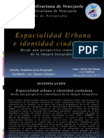 Espacialidad Urbana e Identidad Ciudadana