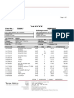 Invoice T00907