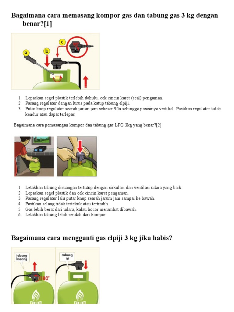 Bagaimana Cara Memasang Kompor Gas Dan Tabung Gas 3 Kg Bagaimana Cara Memasang Kompor Gas Dan Tabung Gas 3 Kg