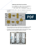 Aplicaciones Del Reactor de Flujo Piston