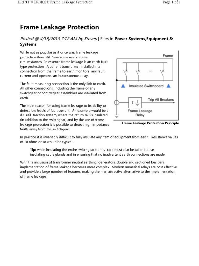 Frame Leakage Protection PDF
