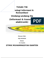 Download Makalah Undang-undang ITE by Rozygynaga Xavierra Lummina SN147536609 doc pdf