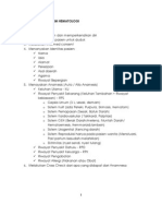 Hematologi Anamnesis Pemeriksaan