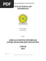 Download makalah TIK informasi by Rozygynaga Xavierra Lummina SN147538605 doc pdf
