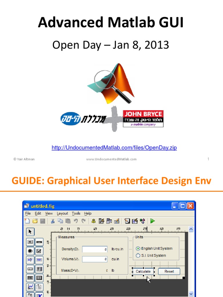 Matlab_GUI | Html Element | Html