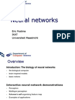Neural Networks: Eric Postma Ikat Universiteit Maastricht