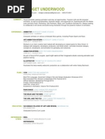 Download Bridget Underwood Resume Summer 2013 by Bridget Underwood SN147547544 doc pdf