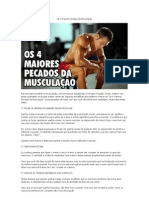 Os 4 Maiores Pecados Da Musculação