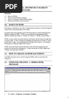 HTML (Hypertext Markup PDF