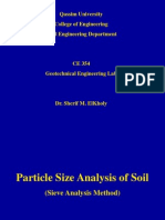 Sieve Analysis Experiment