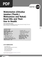 Chapter 136 - Watermelon (Citrullus Lanatus (Thunb.) Matsumura and Nakai) Seed Oils Pages 1149-1157