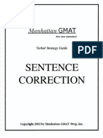 GMAT Sentence Correction (2003) BBS