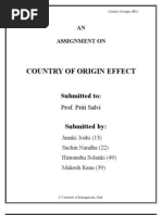 Download Country of origin effect by sachin SN14756512 doc pdf