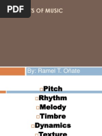 Elements of Music & Hudhud Chants of Ifugao