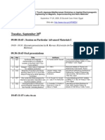 JAPMED'4 workshop on magnetic, superconducting materials