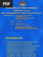 Akta Pengambilan Tanah