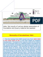 Foundation and Quarry Material Are Awaited: Rockfill Dam - Typical Section