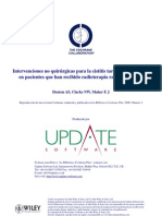 Intervenciones No Quirúrgicas para La Cistitis Tardía Por Radiación en Pacientes Que Han Recibido Radioterapia Radical de Pelvis