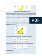 Decomposição de forças em duas componentes perpendiculares Fx e Fy