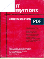 Unit Operations by G.G.brown