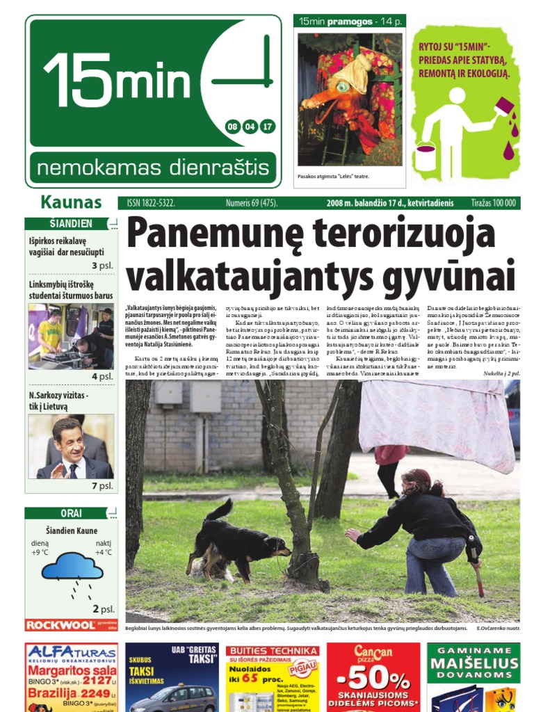 15min Kaunas 2008-04-17 | PDF