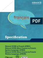 GCSE French Spec Issue 3 UG025111 - 090112