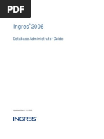 Ingres Database Administrator Guide PDF