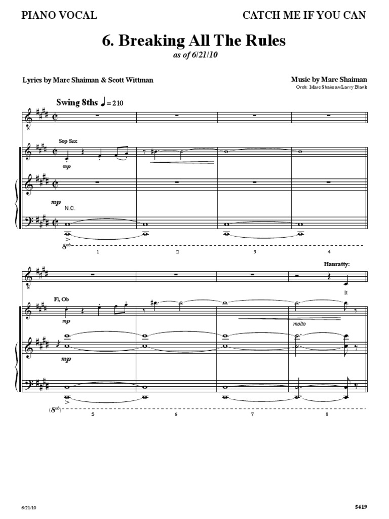 Breaking all the rules musicals broadway musicals