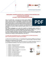 Découvrir L'univers Gustatif de La Viande Et de Ses Métiers Avec Le Nouveau Kit Scolaire "Le Goût, Toute Une Brochette de Sens !"