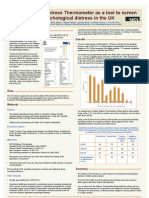 Validating The Distress Thermometer As A Tool To Screen For Psychological Distress in The UK