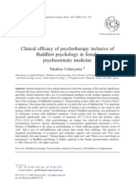 Clinical Efficacy of Psychotherapy Inclusive of Buddhist Psychology in Female Psychosomatic Medicine (2006 Takahisa A