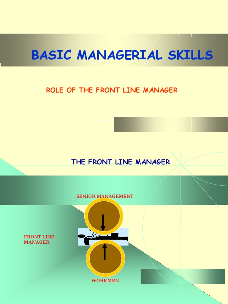 Basic Managerial Skills ppt Competence Human Resources Applied