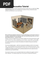 Download DIY Studio Acoustics Tutorial by Son of Rizq SN147647988 doc pdf