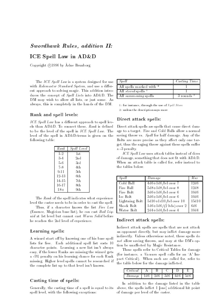 Swordhawk Rules Addition II - Ps | PDF | Leisure