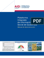 Manual Plataforma Integrada de Información Social Guatemala