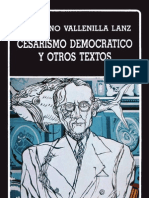 Cesarismo Democrático Laureano Vallenilla Lanz