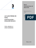 La Clase Media en Perú Cuantificación y Evolución Reciente