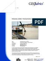 Felixstowe, Suffolk - Flood Protection Revetment.: Geofabrics Hps7