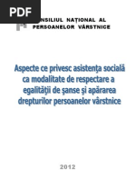Protectia Sociala A Persoanelor Varstnice