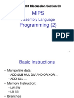 Mips Programming (2) : Assembly Language