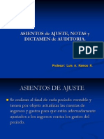 Asientos de Ajuste Notas Dict. Audit