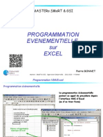 Cours Evenements Excel