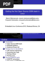 Open Source GSM Stack in Linux