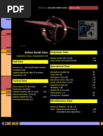 Vulcan Surak-Class: Propulsion Data