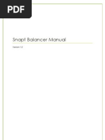 Snapt Balancer Full Manual