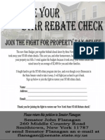 SENATOR FLANAGAN'S STAR REBATE PETITION